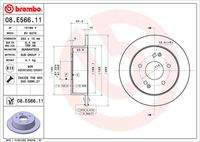 BREMBO 08E56611 Bremsscheibe