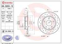 BREMBO 08C6531X Bremsscheibe