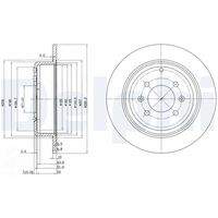 DELPHI BG2873 Bremsscheibe