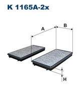FILTRON K1165A2X Filter, Innenraumluft