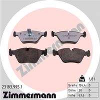 ZIMMERMANN 231839951 Bremsbelagsatz, Scheibenbremse