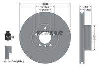 TEXTAR 92107105 Bremsscheibe