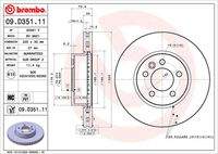 BREMBO 09D35111 Bremsscheibe