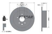 TEXTAR 92179803 Bremsscheibe