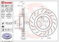 BREMBO 09A81711 Bremsscheibe