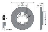 TEXTAR 92059000 Bremsscheibe