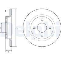 DELPHI BG4954C Bremsscheibe