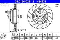ATE 24012402312 Bremsscheibe