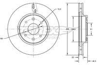 TOMEX Brakes TX7260 Bremsscheibe