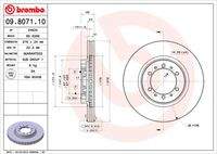 BREMBO 09807111 Bremsscheibe
