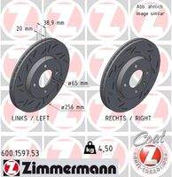 ZIMMERMANN 600159753 Bremsscheibe