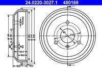 ATE 24022030271 Bremstrommel