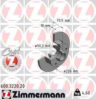 ZIMMERMANN 600322020 Bremsscheibe
