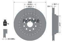 TEXTAR 92224503 Bremsscheibe