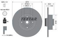 TEXTAR 92154503 Bremsscheibe