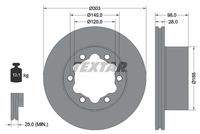 TEXTAR 92295303 Bremsscheibe
