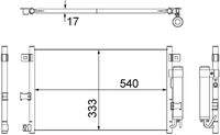 MAHLE AC507000S Kondensator, Klimaanlage
