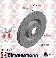 ZIMMERMANN 100332652 Bremsscheibe