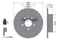 TEXTAR 92096300 Bremsscheibe