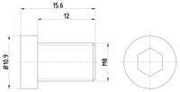 MINTEX TPM0009 Schraube, Bremsscheibe