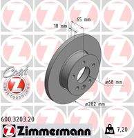 ZIMMERMANN 600320320 Bremsscheibe