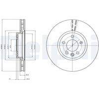 DELPHI BG9106 Bremsscheibe