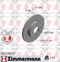 ZIMMERMANN 230238320 Bremsscheibe