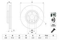 BOSCH 0986479E49 Bremsscheibe