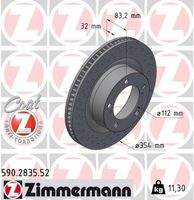 ZIMMERMANN 590283552 Bremsscheibe