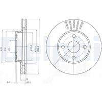 DELPHI BG3781 Bremsscheibe