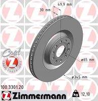 ZIMMERMANN 100330120 Bremsscheibe