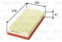 VALEO 585137 Luftfilter