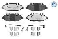MEYLE 0252400720/PD Bremsbelagsatz, Scheibenbremse