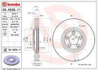 BREMBO 09A52811 Bremsscheibe