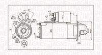 MAGNETI MARELLI 063721396010 Starter