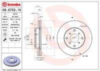 BREMBO 09675310 Bremsscheibe