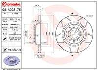 BREMBO 08A20275 Bremsscheibe