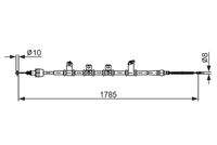 BOSCH 1987482921 Seilzug, Feststellbremse