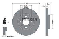 TEXTAR 92136600 Bremsscheibe