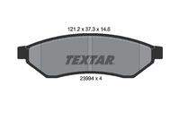 TEXTAR 2399401 Bremsbelagsatz, Scheibenbremse