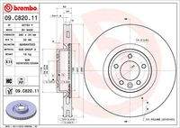BREMBO 09C82011 Bremsscheibe