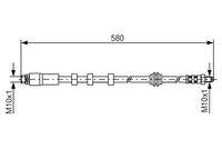 BOSCH 1987476093 Bremsschlauch