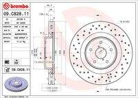 BREMBO 09C82811 Bremsscheibe