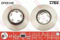 TRW DF6514S Bremsscheibe