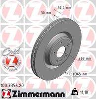 ZIMMERMANN 100335620 Bremsscheibe