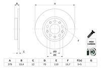 BOSCH 0986479H24 Bremsscheibe