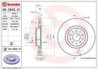 BREMBO 09C64521 Bremsscheibe