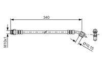 BOSCH 1987481424 Bremsschlauch