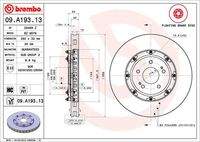 BREMBO 09A19313 Bremsscheibe