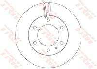 TRW DF6812S Bremsscheibe